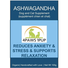 Load image into Gallery viewer, 4Paws 1Pup - Ashwagandha Root Powder 100g