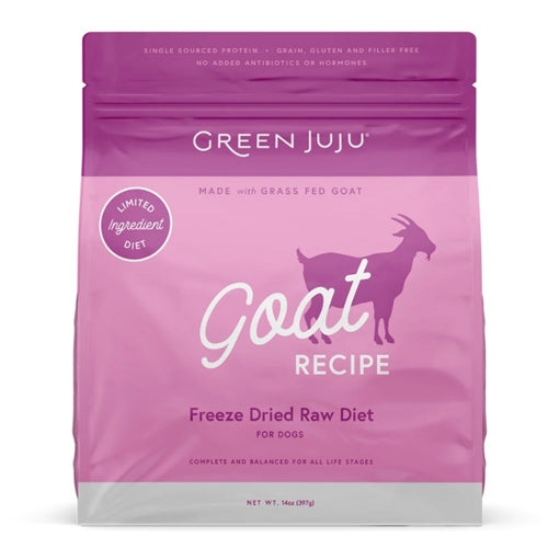 Green Juju Dog Freeze Dried Raw Goat - 14oz
