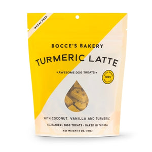Bocce's Bakery Dog Crunchy Turmeric Latte Biscuits 5oz