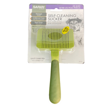 Load image into Gallery viewer, Safari Self-Cleaning Slicker Brush