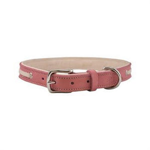 Shedrow K9 Banyon II Laced Leather Collar 22" Faded Red