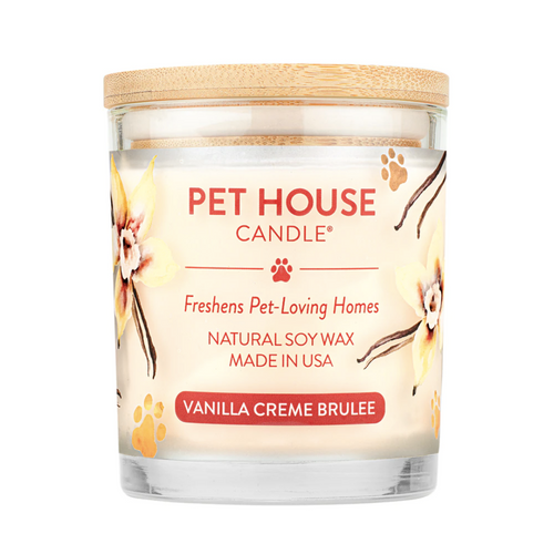 One Fur All Vanilla Creme Brulee Pet Safe Candle