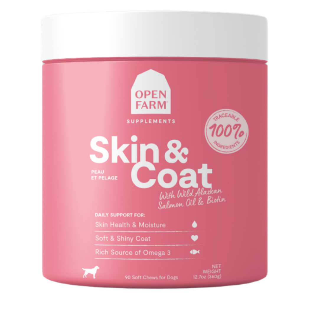 Open Farm Dog Supplements - Skin & Coat Chews