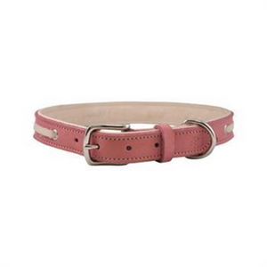 Shedrow K9 Banyon II Laced Leather Collar 24" Faded Red