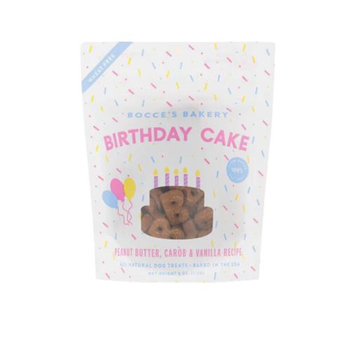 Bocce's Bakery Dog Crunchy Birthday Cake Biscuits 5oz