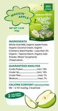 Load image into Gallery viewer, Waggin' Apple dog ice cream package with ingredients and nutritional information on a light green background