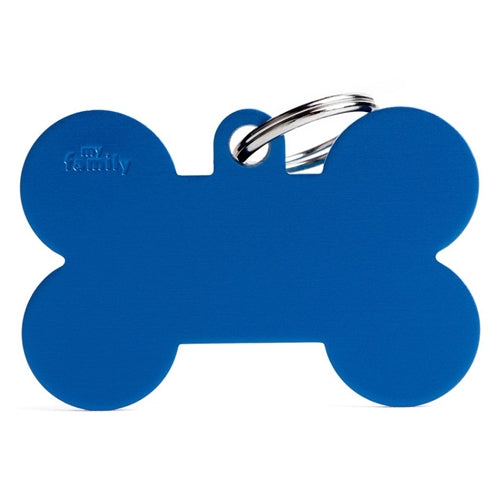 My Family ID BLUE XL ALUMINUM BONE