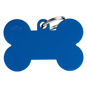 My Family ID BLUE XL ALUMINUM BONE