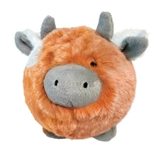 Load image into Gallery viewer, foufouBRANDS - Fuzzy Wuzzy MooMoo Spikers 2-in-1 Spiker Ball Toy