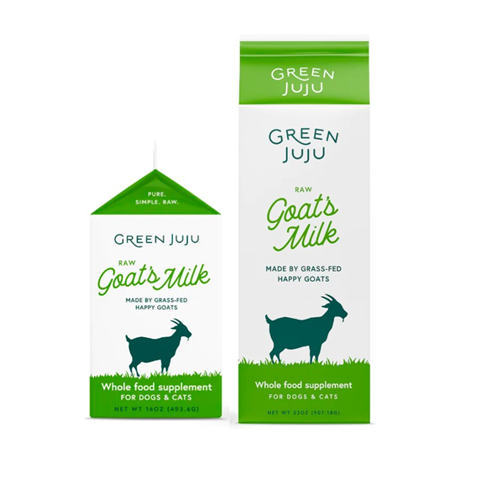 Green Juju Dog/Cat Raw Goat's Milk