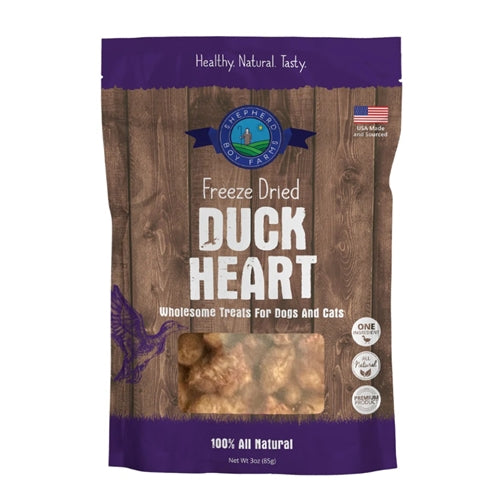 Shepherd Boy Farms - Freeze Dried Duck Hearts 85g