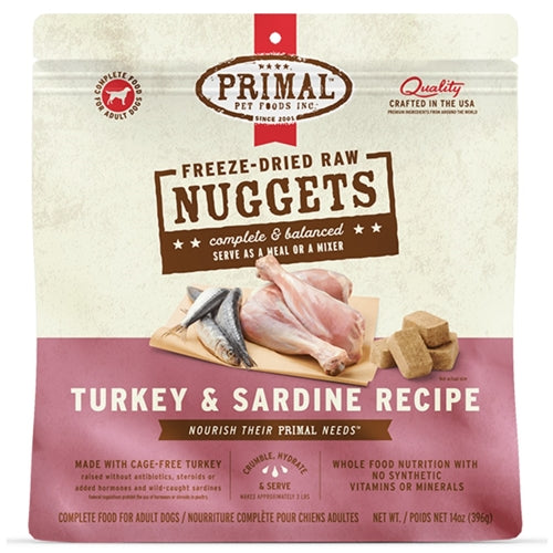 Primal Dog Freeze Dried Turkey & Sardine