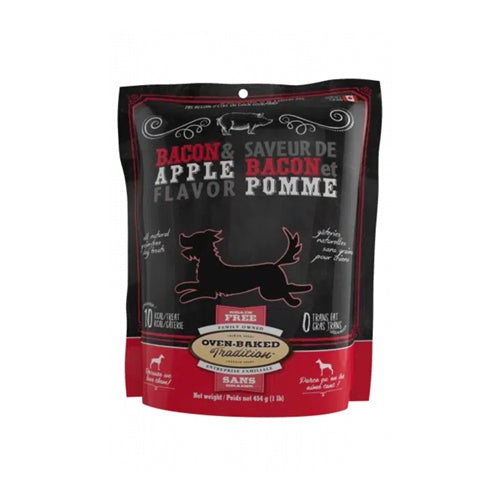 Oven-Baked Tradition Dog GF Treats Bacon & Apple 16 oz