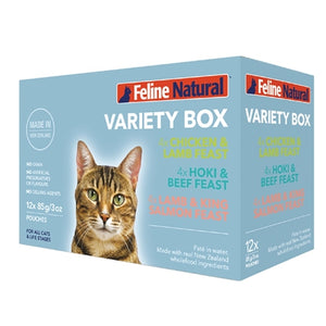 Feline Natural Cat Variety Pack 12/3oz Pouches