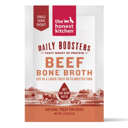 Paws Deals Honest Kitchen Daily Boosters Beef Bone Broth Single Serve Pack 3.5g