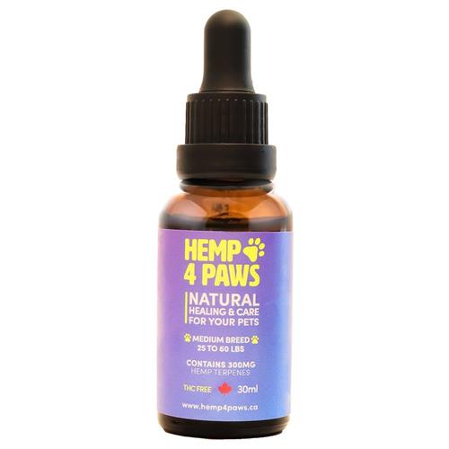 Hemp 4 Tails Seed Oil Medium Breed 300MG - 2 Sizes