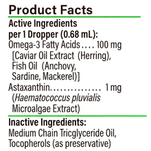 Load image into Gallery viewer, Proactive Paws by Dr. Karen Becker Roe Mega. Product facts label with active and inactive ingredients listed