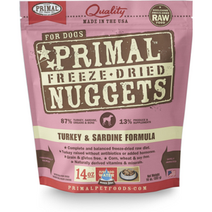 Primal Dog Freeze Dried Turkey & Sardine