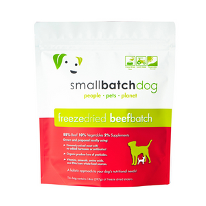 smallbatch dog Freeze Dried beefbatch