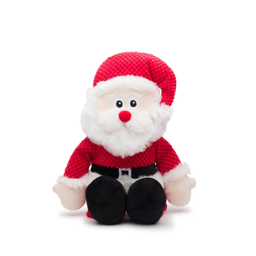 fabdog - Christmas Santa Floppy Plush Dog Toy