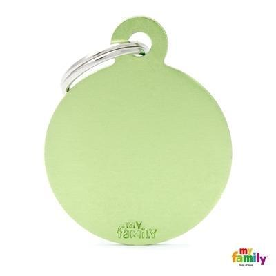 My Family ID BIG ROUND ALUMINUM GREEN