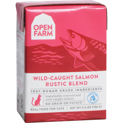 Open Farm Cat Wild Caught Salmon Rustic Blend 5.5oz