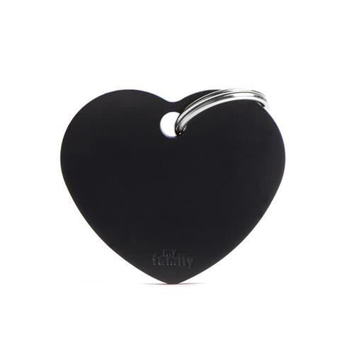 My Family ID BIG HEART ALUMINUM BLACK