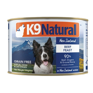 K9 Natural Dog Beef Can 6oz