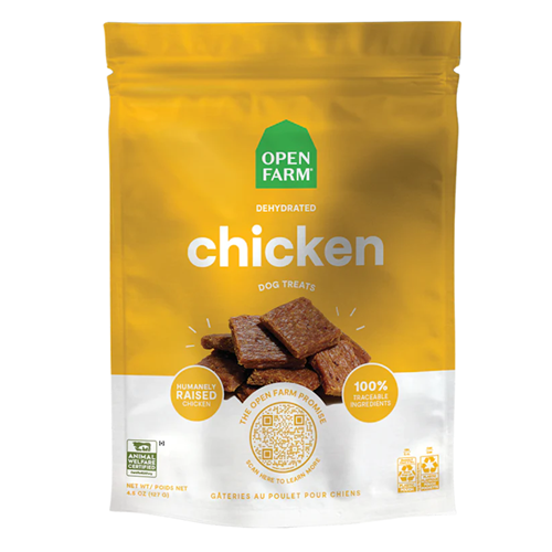 Open Farm Dog Dehydrated Chicken Treats 4.5oz