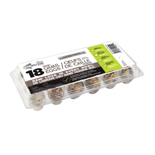 Iron Will Raw Dog/Cat Quail Eggs 18ct