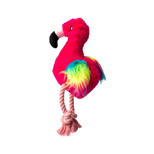 Silver Paw Flamingo Dog Toy