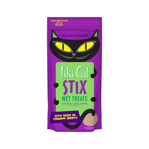 Paws Deals Tiki Dog Stix Wet Treats GF Duck in Gravy