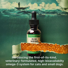 Load image into Gallery viewer, Bottle of Proactive Pisces Roe Mega with fish roe and ocean background