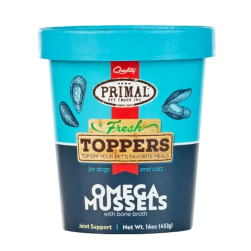 Primal Fresh Toppers Omega Mussels