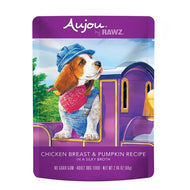 Aujou by Rawz Dog Shredded Chicken Breast & Pumpkin Pouch 69g