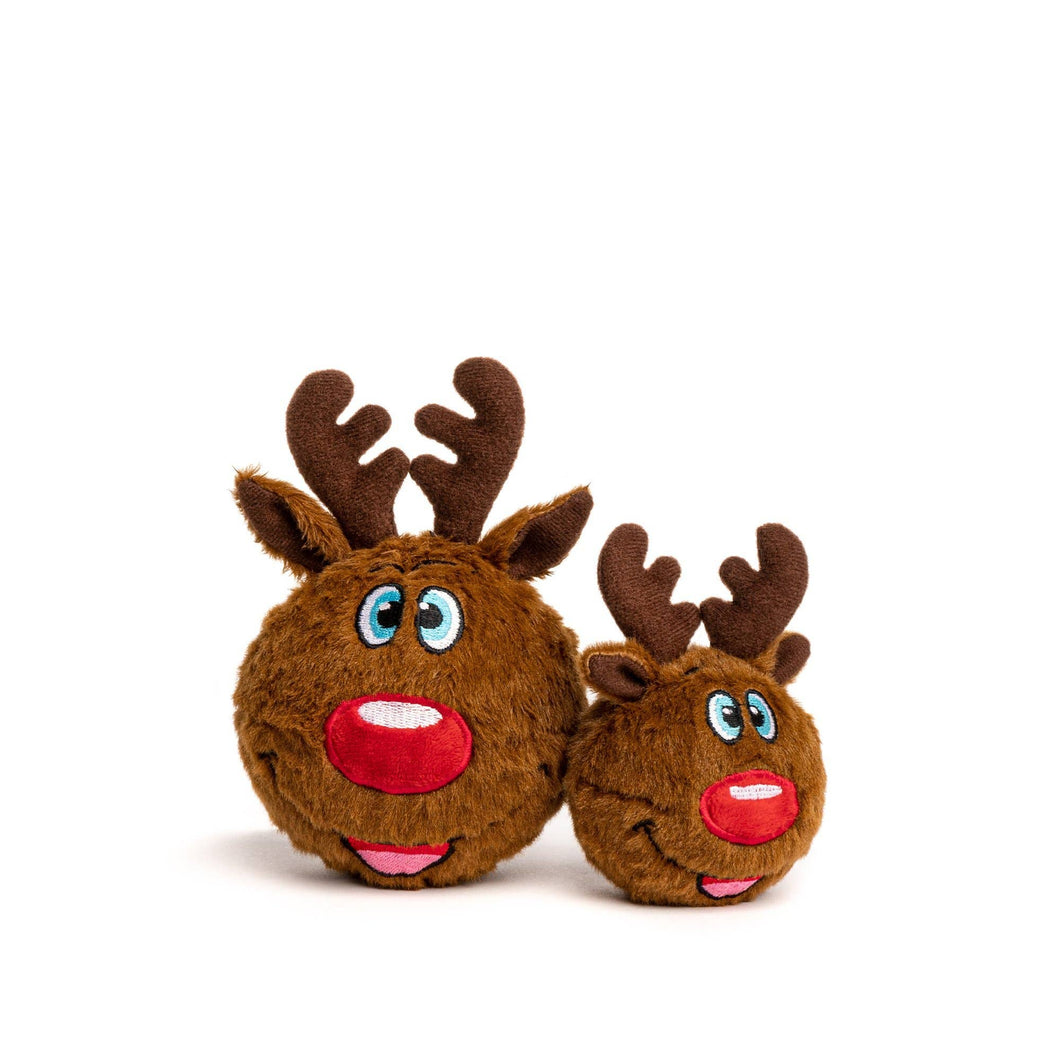 fabdog - Christmas Reindeer faball Dog Toy