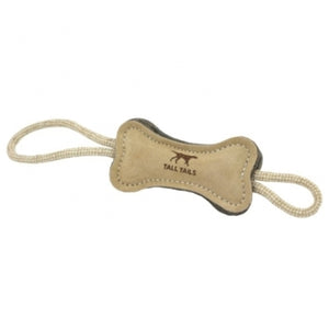 Tall Tails - 16" Natural Wool Bone Tug Dog Toy