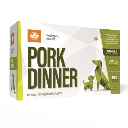 Big Country Raw Dinner Carton Pork 4lb