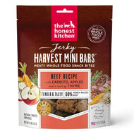 Honest Kitchen Dog Jerky Harvest Mini Bars Beef w/ Carrots & Apples 4oz