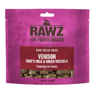 RAWZ Cat FD Venison, Goat Milk & Green Mussels Treat 28g