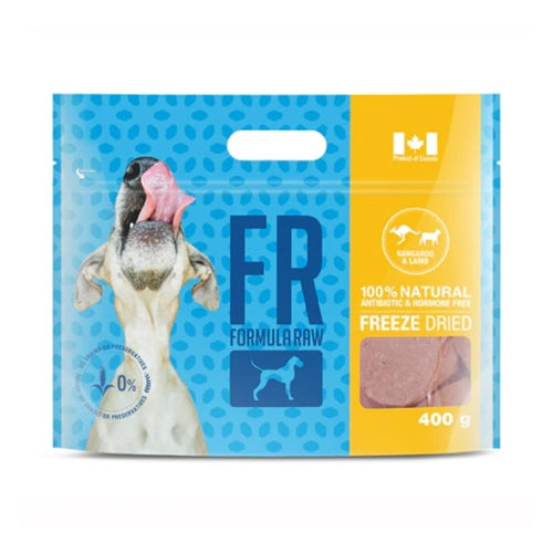 Formula Raw – Canine Freeze Dried Kangaroo & Lamb – 400g