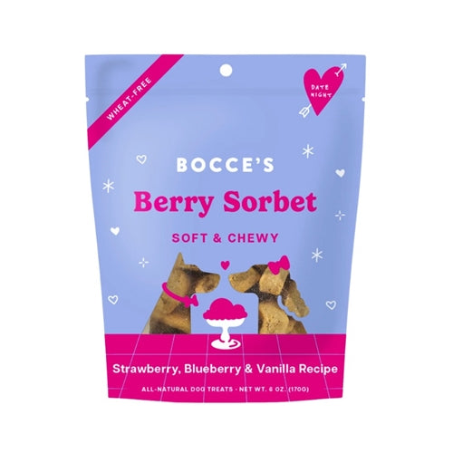 Bocce's Bakery Valentine's Soft & Chewy Berry Sorbet - 6oz