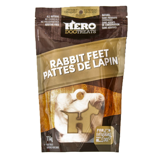 Hero - Dehydrated Rabbit Feet 114g