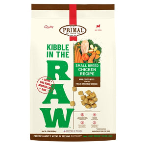 Primal Dog Kibble in the Raw Small Breed