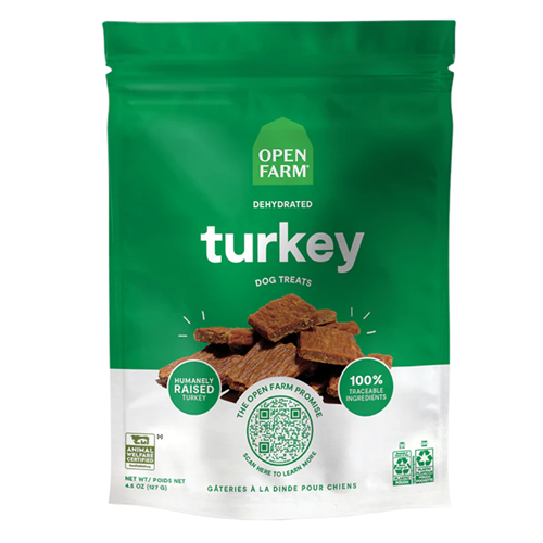 Open Farm Dog Dehydrated Turkey Treats 4.5 oz