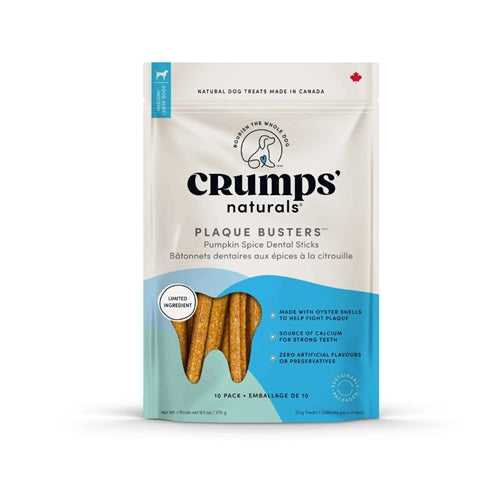 Paws Deals Crumps' Naturals Dog Plaque Busters Pumpkin Spice 7