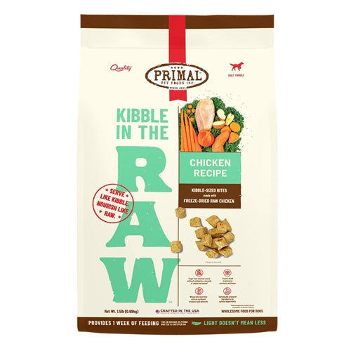 Primal Dog Kibble in the Raw Chicken House of Paws Pet Boutique