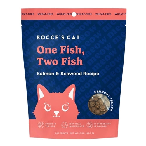 Paws Deals Bocce's Bakery Cat Crunchy One Fish Two Fish 2 oz