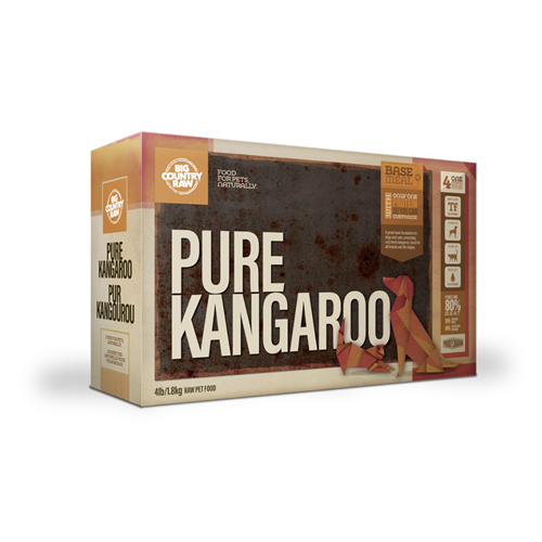 Big Country Raw Pure Kangaroo Carton 4lb