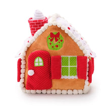 Load image into Gallery viewer, Foggy Dog Gingerbread House Interactive Snuffle Dog Toy